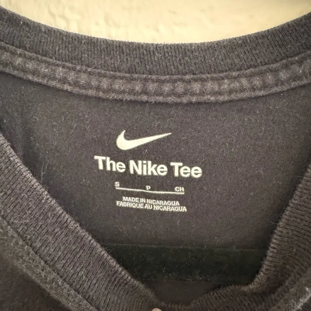 Nike Black T-Shirt with Green Print